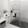 Vidaxl Walk-In Walk Walk avec étagère 115x195 cm ESG-GLAS Chrome en aluminium