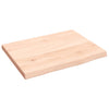 Tableau de lavabo VIDAXL 40x30x2 cm en bois massif non traité