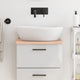 Tableau de lavabo VIDAXL 40x30x2 cm en bois massif non traité
