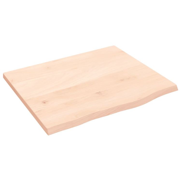 Plan de lavabo Vidaxx 60x50x2 cm bois massif non traité