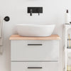 Plan de lavabo Vidaxx 60x50x2 cm bois massif non traité