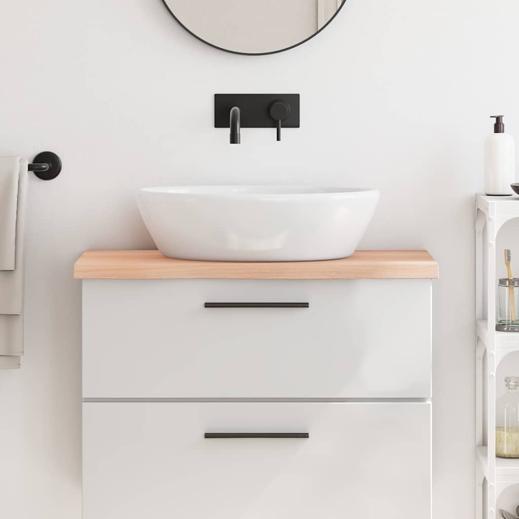 Tableau de lavabo VIDAXL 80x40x (2-4) CM Bois massif non traité