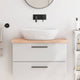 Tableau de lavabo VIDAXL 80x40x (2-4) CM Bois massif non traité
