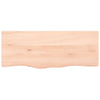 Tableau de lavabo VIDAXL 100x40x2 cm Bois massif non traité
