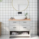 Vidaxl Washbasin Blad 100x40x (2-4) cm Bois massif non traité