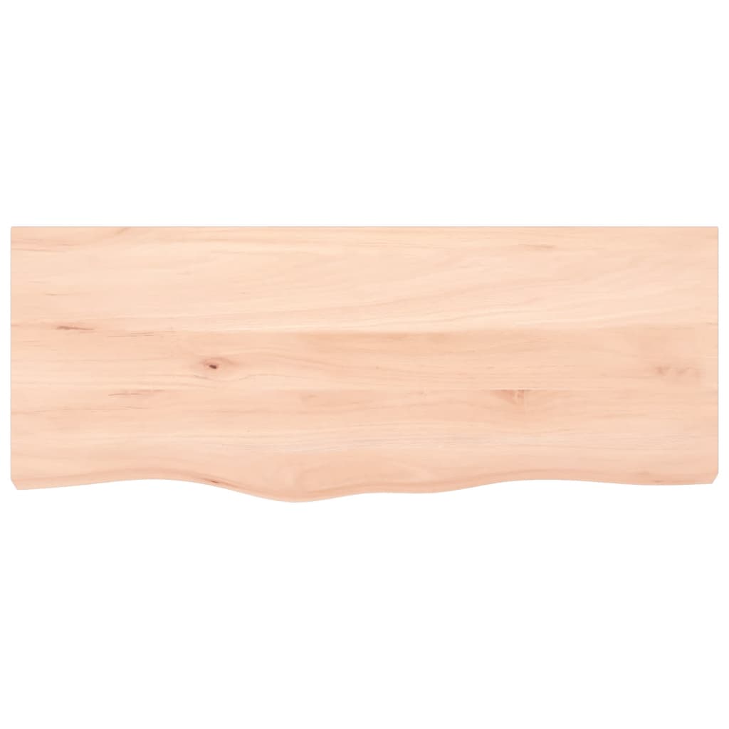 Tableau de lavabo VIDAXL 100x40x (2-6) cm Bois massif non traité