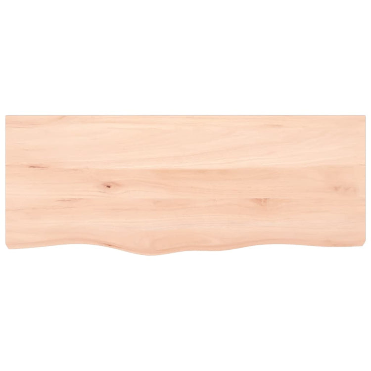 Tableau de lavabo VIDAXL 100x40x (2-6) cm Bois massif non traité