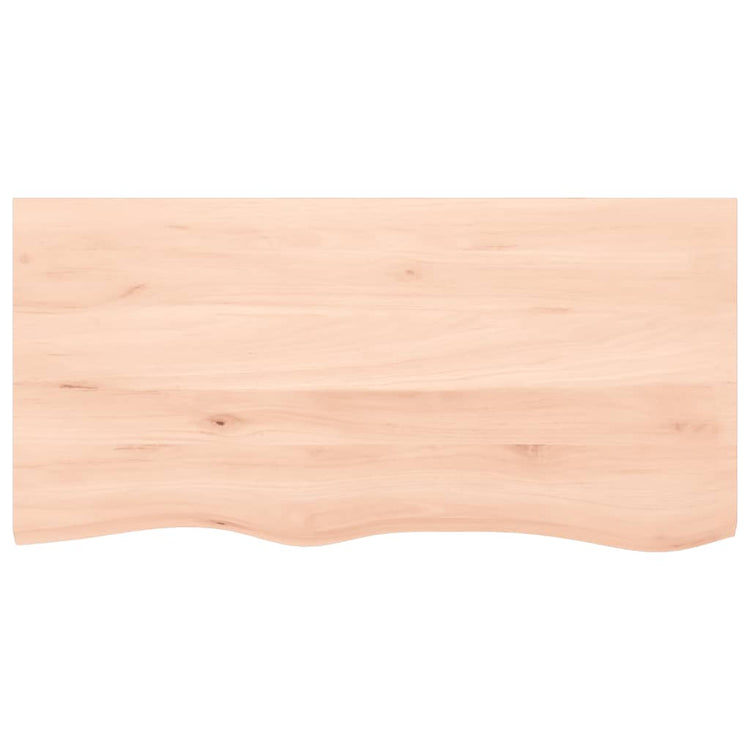 Vidaxl Washbasin Blad 100x50x (2-6) cm Bois massif non traité
