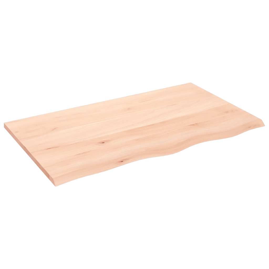 Tableau de lavabo VIDAXL 100x60x2 cm Bois massif non traité