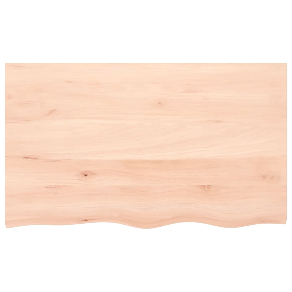 Tableau de lavabo VIDAXL 100x60x2 cm Bois massif non traité