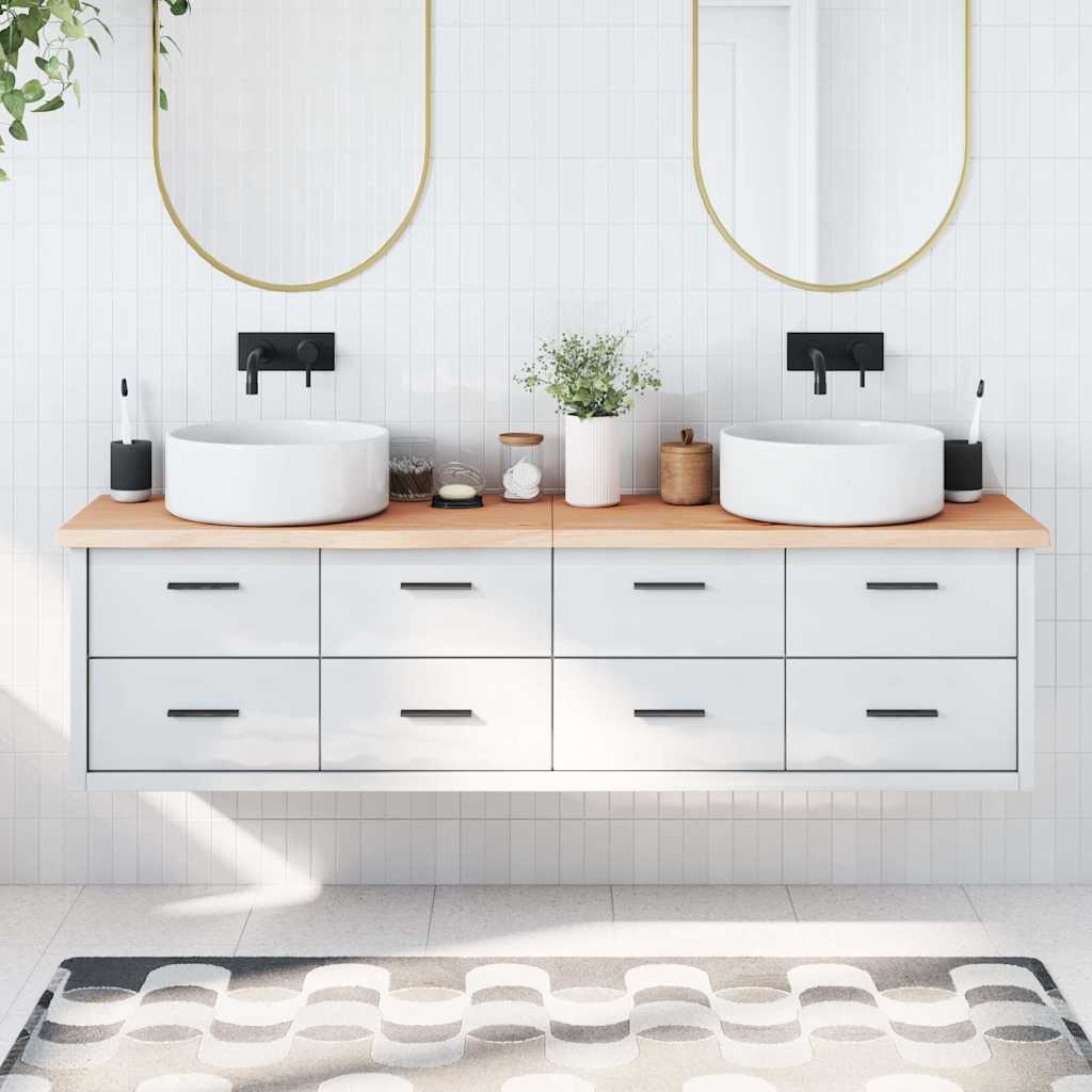 Vidaxl Washingin Sheet 180x40x (2-4) cm Bois massif non traité
