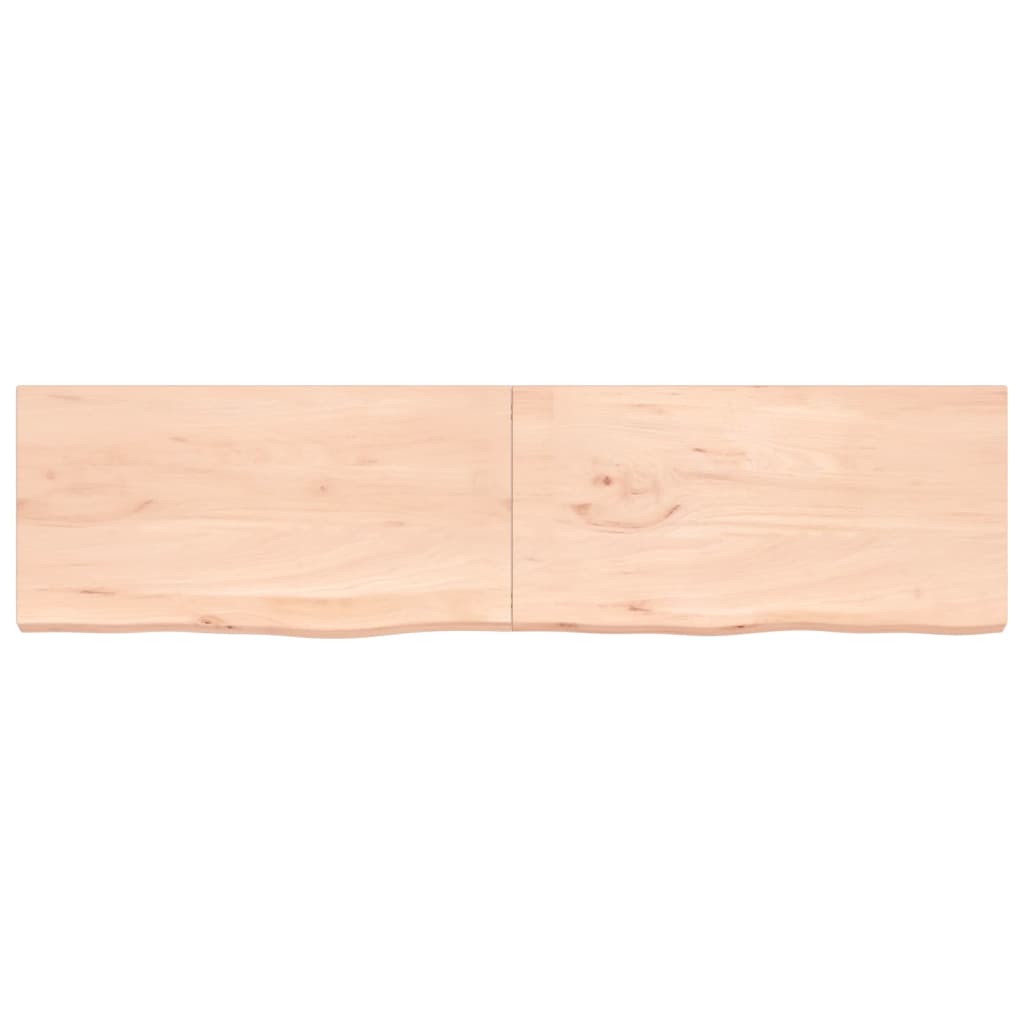 Vidaxl Washingin Feille 200x50x (2-4) cm Bois massif non traité