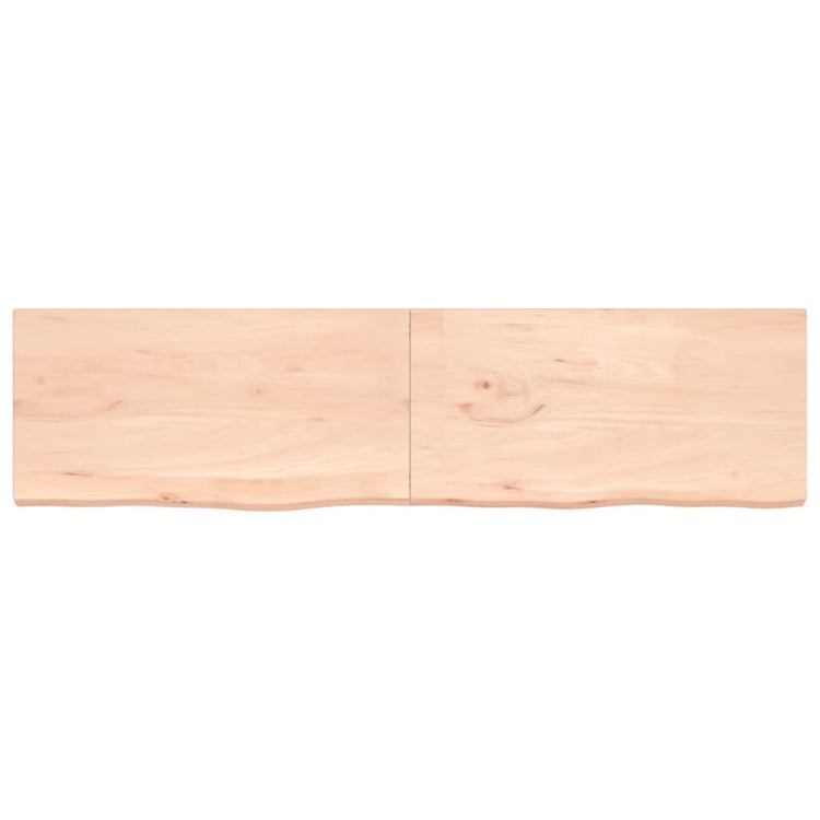 Vidaxl Washingin Feille 200x50x (2-4) cm Bois massif non traité