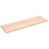 Vidaxl Washingin Feille 200x60x (2-4) cm Bois massif non traité