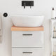 Tableau de lavabo VIDAXL 40X30X (2-6) CM BRORS DE LA BORD SUPÉ SUR