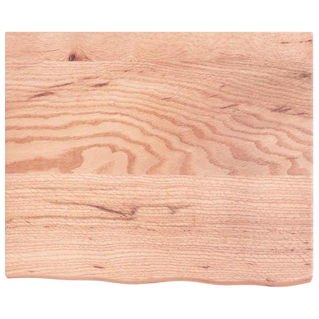 Vidaxl Washingin Feille 60x50x (2-4) cm Brun clair en bois massif traité