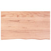 Tableau de lavabo VIDAXL 100x60x2 Brun clair