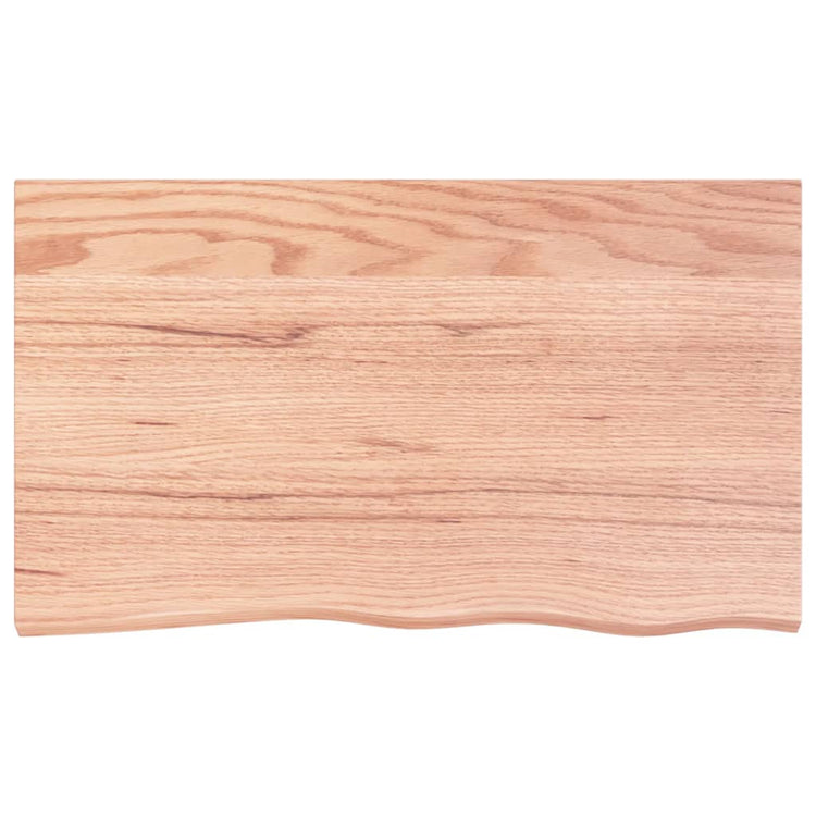 Tableau de lavabo VIDAXL 100x60x (2-4) CM Brown clair en bois massif traité