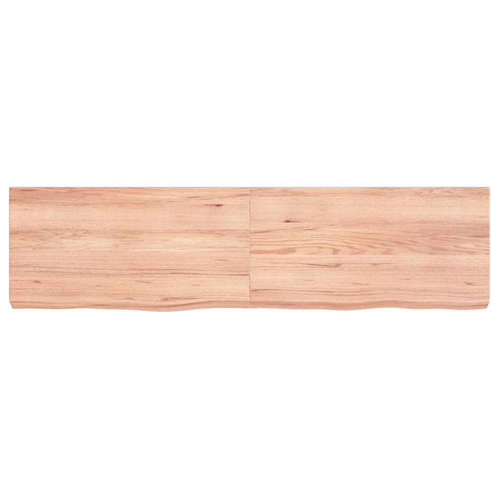 Vidaxl Washingin Feille 120x30x (2-6) cm Brown clair en bois massif traité