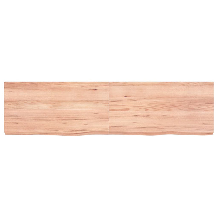 Vidaxl Washingin Feille 120x30x (2-6) cm Brown clair en bois massif traité