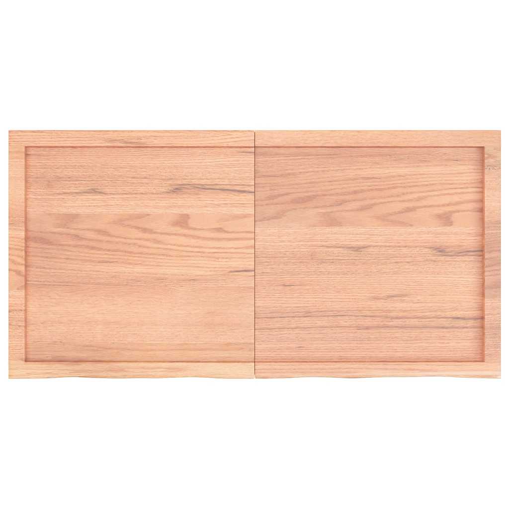 Vidaxl Washingin Feille 120x60x (2-6) cm Bro brun clair traité