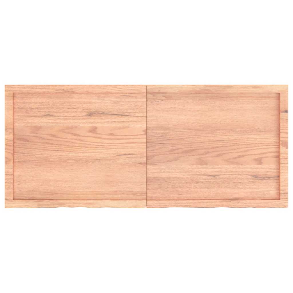 Vidaxl Washingin Feille 140x60x (2-4) cm Bro brun clair traité