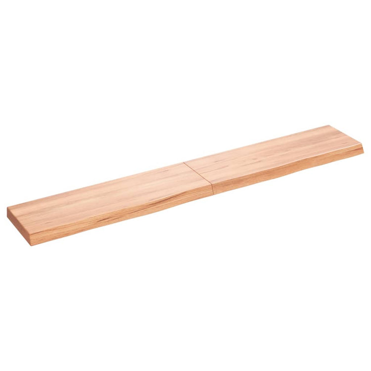 Vidaxl Washingin Feille 180x30x (2-6) CM Brown clair en bois massif traité
