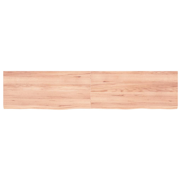 Vidaxl Washingin Feille 180x40x (2-4) cm Bro brun clair traité