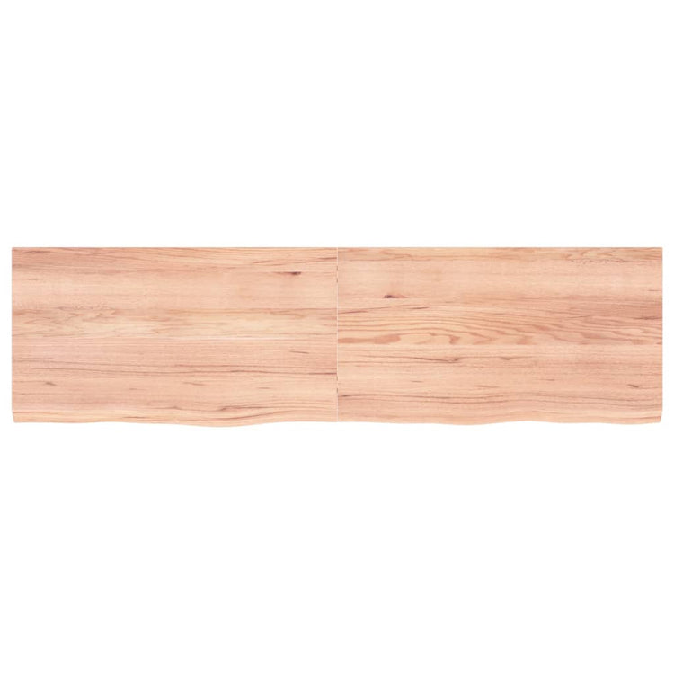 Vidaxl Washingin Feille 180x50x (2-4) CM Brown clair en bois massif traité