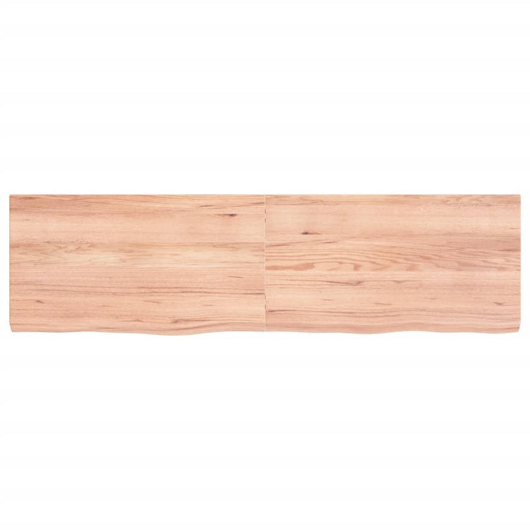 Vidaxl Washingin Feille 180x50x (2-6) cm Brown clair en bois massif traité