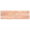 Vidaxl Washingin Feille 200x60x (2-4) cm Brun clair en bois massif traité