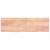 Vidaxl Washingin Feille 200x60x (2-6) cm Brown clair en bois massif traité