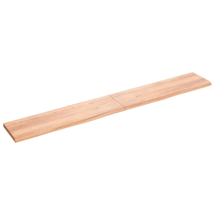 Vidaxl Washingin Sheet 220x30x (2-4) cm Brun clair en bois massif traité