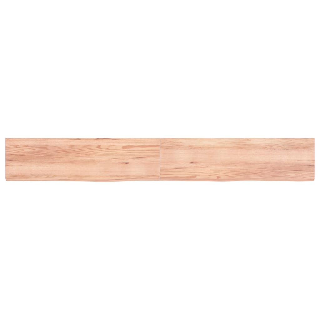 Vidaxl Washingin Sheet 220x30x (2-4) cm Brun clair en bois massif traité