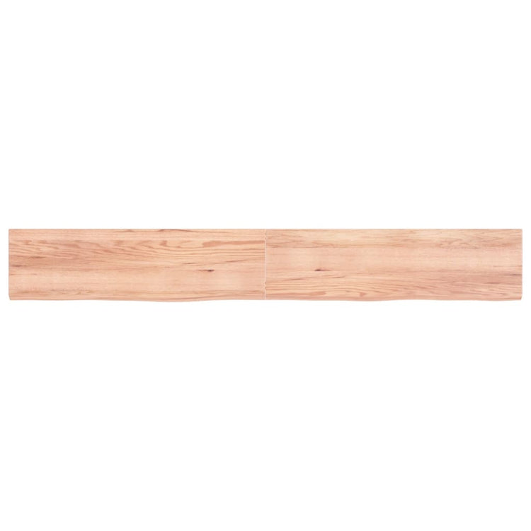 Vidaxl Washingin Sheet 220x30x (2-4) cm Brun clair en bois massif traité