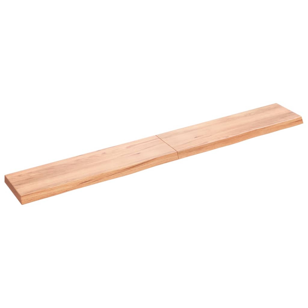 Vidaxl Washingin Sheet 220x30x (2-6) cm Brown clair en bois massif traité
