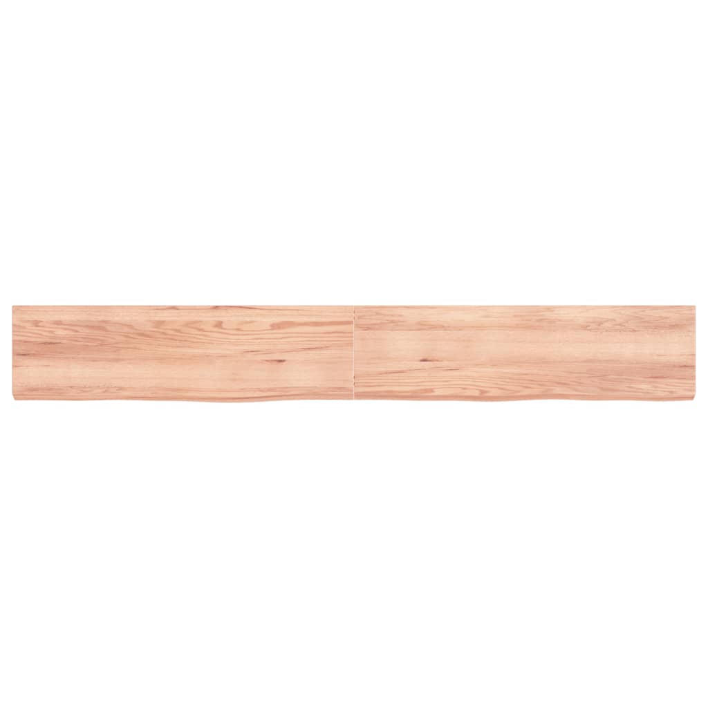 Vidaxl Washingin Sheet 220x30x (2-6) cm Brown clair en bois massif traité