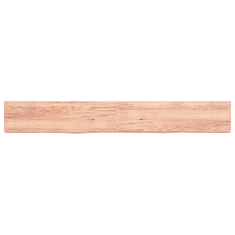 Vidaxl Washingin Sheet 220x30x (2-6) cm Brown clair en bois massif traité