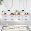 Vidaxl Washingin Sheet 220x40x (2-4) cm Bro brun clair traité