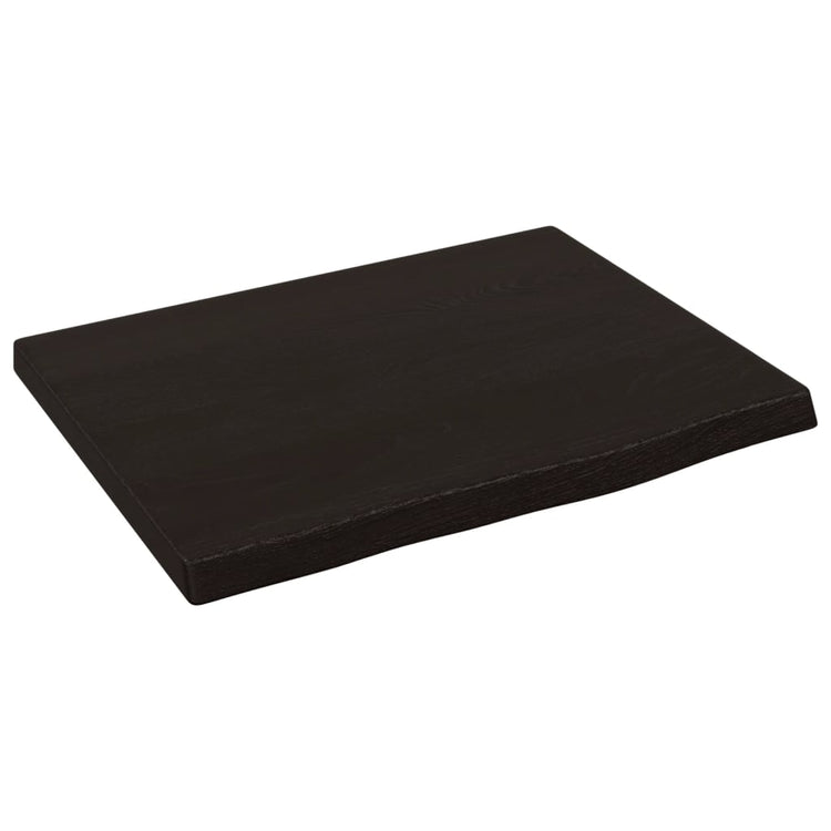 Tableau de lavabo VIDAXL 40x30x2 cm Brown foncé traité