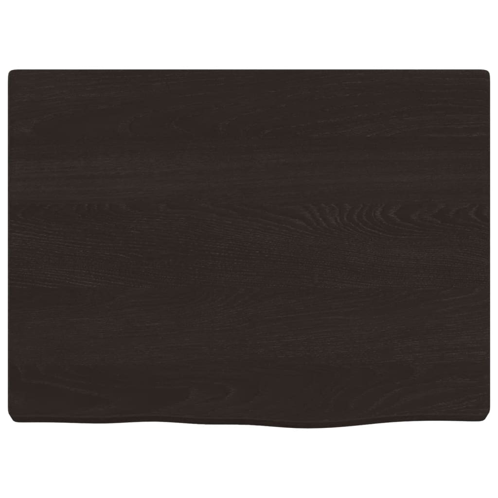 Tableau de lavabo VIDAXL 40x30x2 cm Brown foncé traité