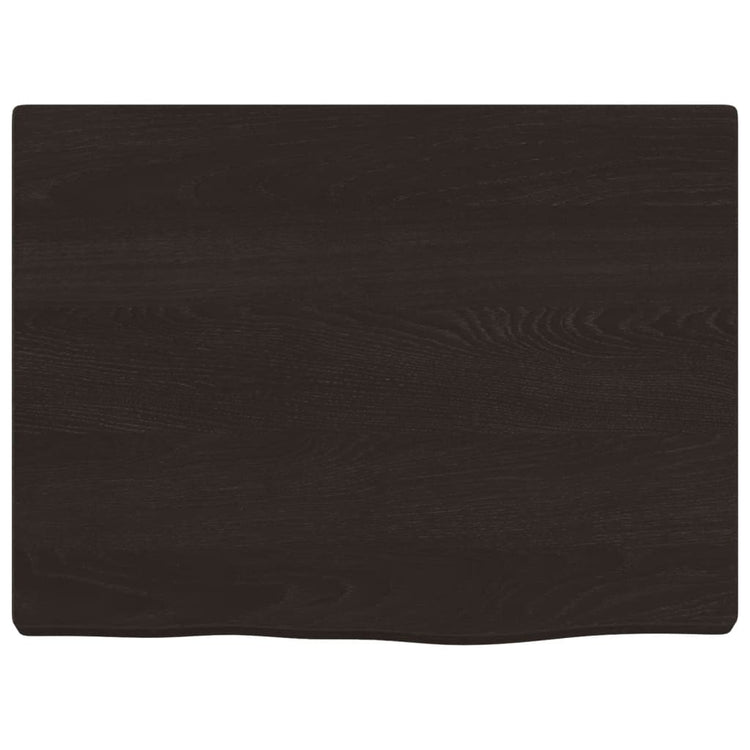 Tableau de lavabo VIDAXL 40x30x2 cm Brown foncé traité