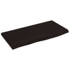 Vidaxx plan de vasque 60x30x2 cm bois massif traité marron foncé