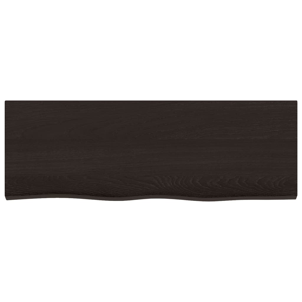 Tableau de lavabo VIDAXL 80x30x (2-6) CM Bround foncé en bois massif traité