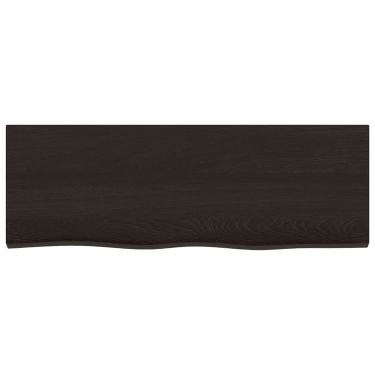 Tableau de lavabo VIDAXL 80x30x (2-6) CM Bround foncé en bois massif traité