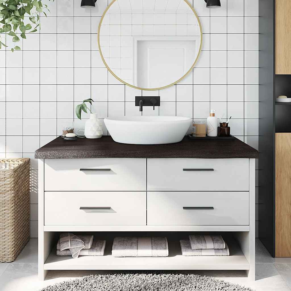 Tableau de lavabo VIDAXL 100x60x (2-6) CM BOUR SORM SUPÉ TRAITÉ