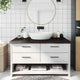 Tableau de lavabo VIDAXL 100x60x (2-6) CM BOUR SORM SUPÉ TRAITÉ