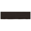 Vidaxl Washingin Feille 120x30x (2-4) CM Bround foncé en bois massif traité
