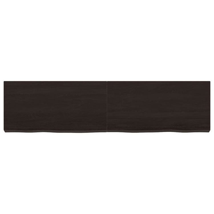 Vidaxl Washingin Feille 120x30x (2-6) CM Bround foncé en bois massif traité