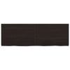 Tableau de lavabo VIDAXL 120x40x (2-4) CM BOUR MORD SUPÉ TRAITÉ